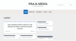 Desktop Screenshot of prajamedia.com